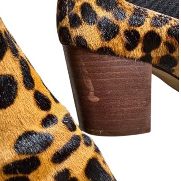Madewell‎ the Regan Boot Leopard Calf Hair Size 7 - Picture 7 of 10